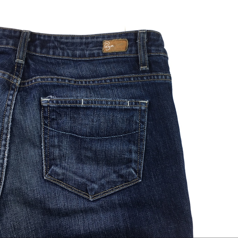 Womens Jean Capris Size 30 Paige Hollywood Hills Medium Wash